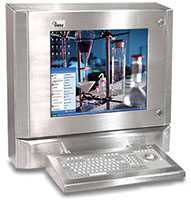 2750/2750KB Series: NEMA 4X Industrial Workstation Monitors On 